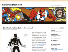 Tablet Screenshot of marklewisdraws.com